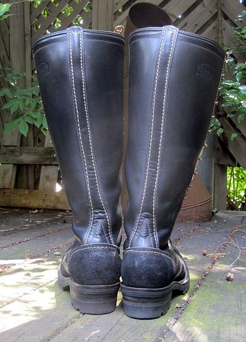 Wesco Jobmaster Boots leather men 10 C custom made construction roughout boss - Picture 6 of 21