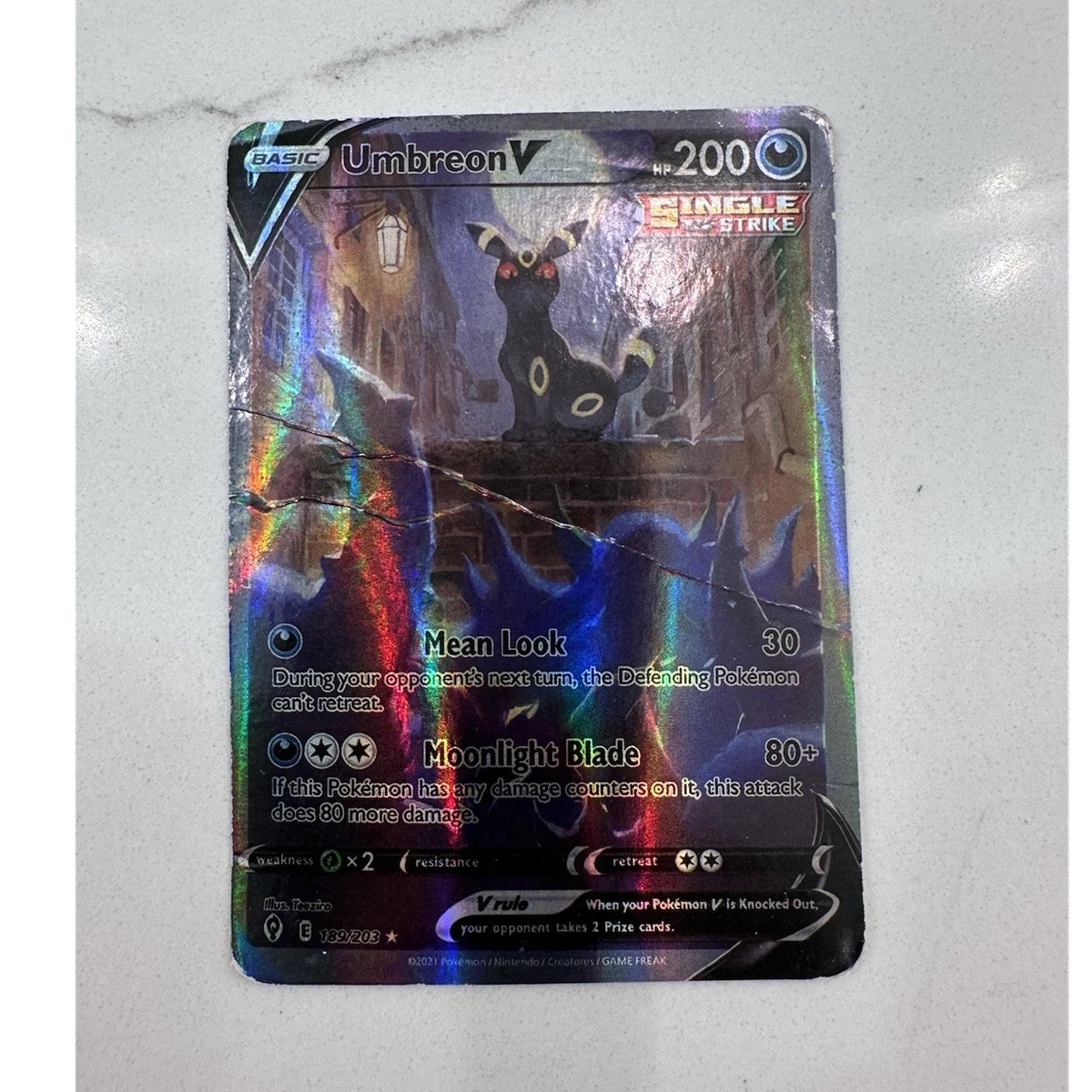 trick or trade pokemon cards near me ALTERNATE ART Umbreon V - 085/069 - Ultra Rare main image 0