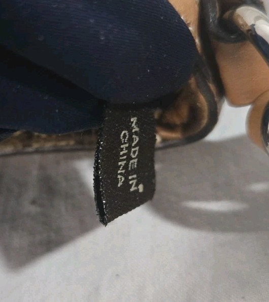 Coach Signature Patchwork Leather Suede Wristlet Wallet Blue Multi Tan Lot 