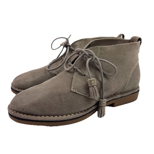 Hush Puppies Cyra Catelyn Shimmer Suede Ankle Boots Shoes Medium Moyen Size 9