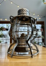 D&RG Railroad Lantern Cast Ex-Base Globe! 89 Handlan Buck Denver & Rio Grande
