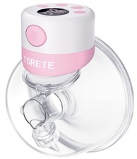 TSRETE S12 Pink Lightweight Double Wearable Electric Breast Pump 21/24mm 2 Pc