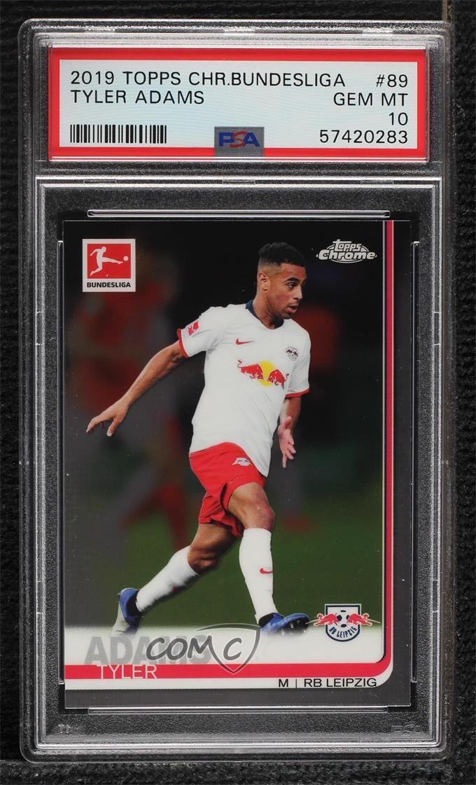 2019-20 Topps Chrome Bundesliga Tyler Adams #89 PSA 10 GEM MT 0i7l