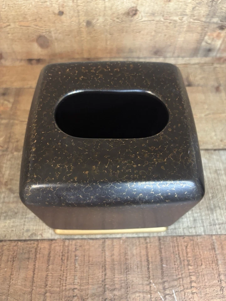 Croscill Juego de Baño 3 Piezas Iridiscencia Bronce Pañuelo Pintado a Mano, Soporte Tb Foto 3 de 4