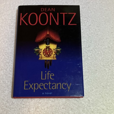 #ad #ad Dean Koontz Life Expectancy Hardcover Novel with Dust Jacket $6.00