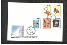 Kosovo Briefmarken FDC Mai  2002   Euro Währung