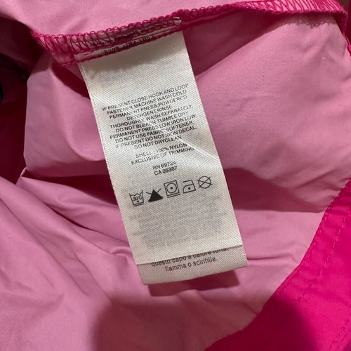 COLUMBIA Girls Full Zip Hooded Windbreaker Jacket Pink Size Large 14/16 - Picture 3 of 5
