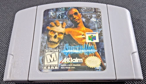 1997 Nintendo 64 SHADOW MAN Game Cartridge-Rated Mature-Untested