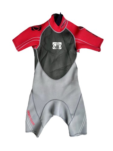 Body Glove Kids Youth Shorty Wetsuit Size 12 Pro 2  2/1 Grey Red Black