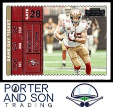 George Kittle Game Day Ticket 2022 Panini Contenders #GDT-GKI 49ers Football