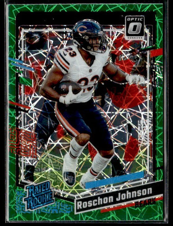 L39,833 - 2023 Donruss Optic Green Velocity #217 Roschon Johnson RR