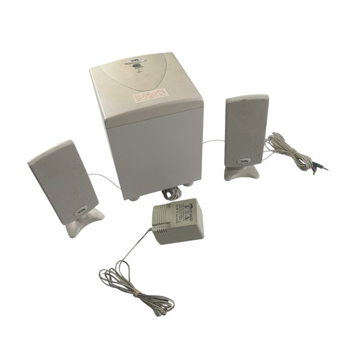 Cyber Acoustics Desktop Computer Speaker Sound System Subwoofer Control M#D5730 - Picture 2 of 13