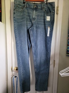 Sonoma NEW Men's The Everyday Jean 42x36 Regular Fit Blue Denim Jeans