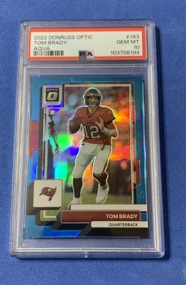 2022 Panini Donruss Optic - Tom Brady #183 Aqua Prizm /299