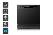 Kogan Benchtop Dishwasher (8 Place, Black), Dishwashers, Appliances product image