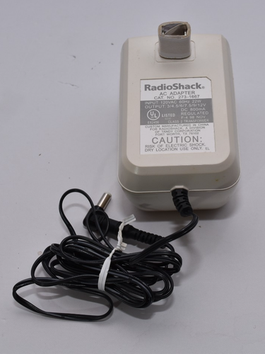 Multi-Voltage 800mA Power Adapter 273-1667 RadioShack NOS - Picture 7 of 8