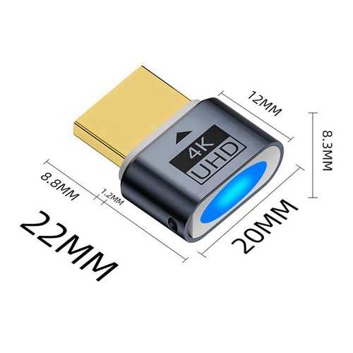 1X(Virtual HDTV 4K Display Headless Display Adapter Supports9048 - Afbeelding 6 van 6
