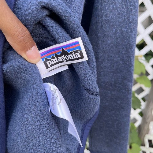 Patagonia Better Sweater Full Zip Fleece Boys Youth Sz Large 12 Blue - Picture 3 of 5