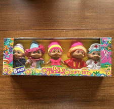 Toys N Things Fun Trolls Troll Dolls 5-Pack Gift Set Pink Hair MPN 84461