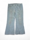 Vintage 70s Levi’s 684 Big Bell Corduroy Pants Seafoam Green Patina Talon 42 USA — photo 2