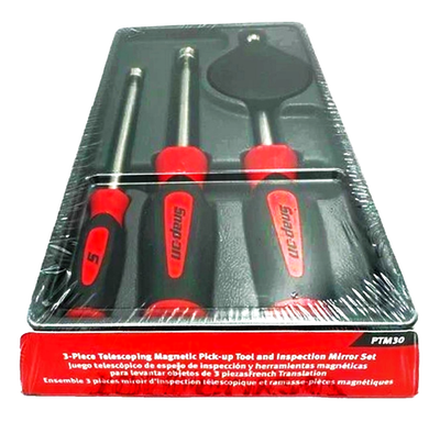NEW* Snap-on Tools PTM30R 3 pcs *RED* Magnetic Pick-up Tools