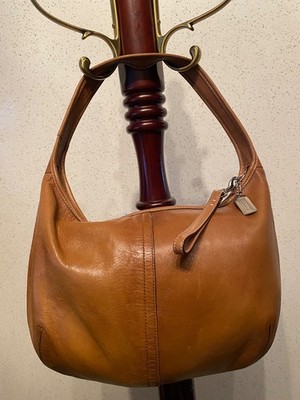 Beautiful Vintage Y2K Coach Ergo 9226 Classic Tan Travel Zipper