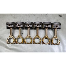 1997-1998 BMW Z3 2.8 Roadster M52 2.8L Piston and Connecting Rod Set of 6 OE
