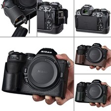 For Nikon Z52 Handmade Genuine Real Leather Half Camera Case Bag Cover