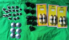 Lot Of Audio Spikes Counterfeet & Solid Brass...