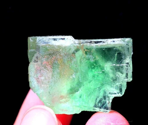 23.3g Natural Green Phantom Cube fluorite mineral specimen/xianghualing