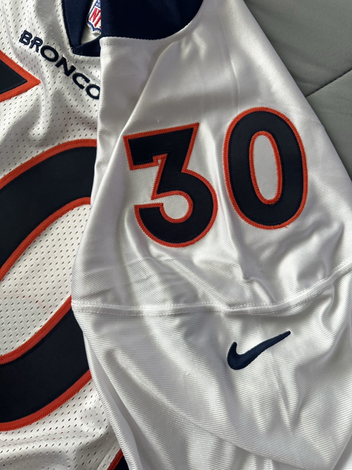 Authentic 1997 Team Issued Denver Broncos Terrell Davis Nike Jersey Autographed