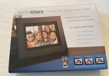 PhotoShare by SIMPLY SMART HOME -8 inch espresso WiFi Frame