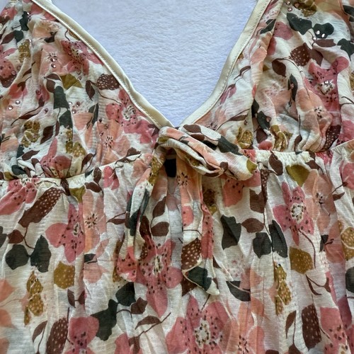 NWOT VintageVictoria Secret Babydoll Nightie L Floral Print Bikini Fairy Romance - Picture 10 of 23