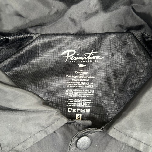 Primitive Skateboarding Jacket Mens Small S Heartbreakers Club Black Polyester - Picture 3 of 8