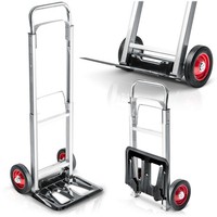 Sackkarre 90 Kg Transportkarre Mit Luftreifen Kistenkarre Stahl Stapelkarre