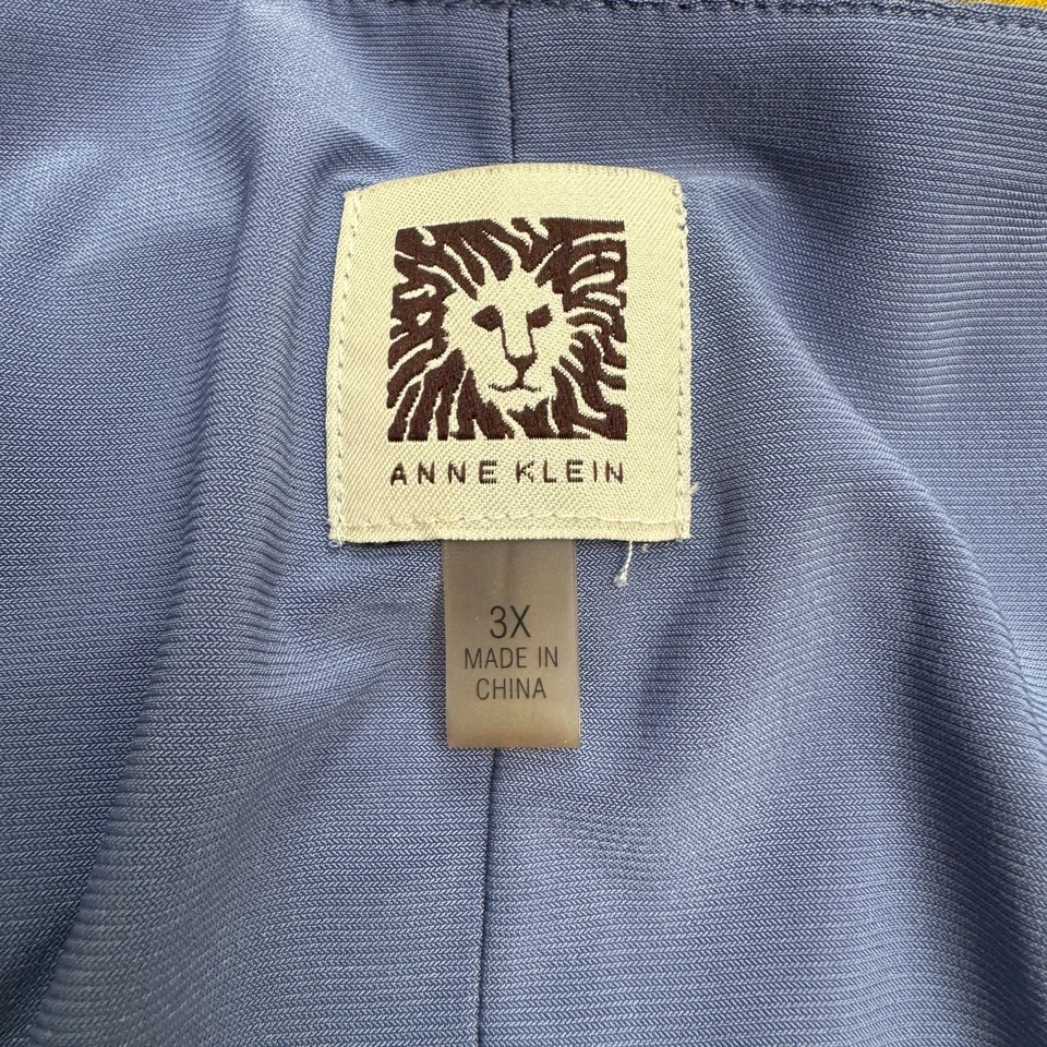 Vestido Vaina Anne Klein Acanalado Para Mujer Plus 3X Verde Lunares Sin Mangas Nuevo Sin Etiquetas Foto 4 de 4