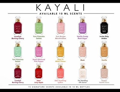 KAYALI Available 10 ml Scents Unisex Fragrance Spray 10ml Travel Size  3 for $60