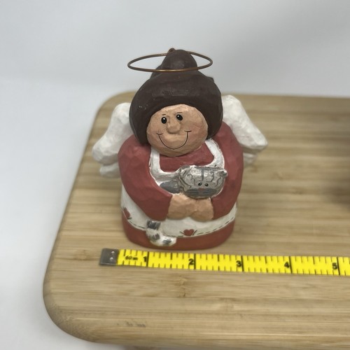 Vtg Santa & Angel With Cats Midwest Of Cannon Falls Eddie Walker Resin 2001 - Picture 9 of 11