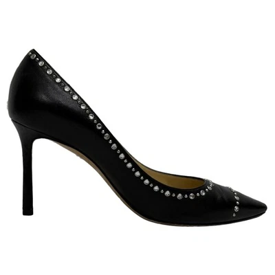 Jimmy Choo Romy Pumps Mit Verzierungen Aus Schwarzem Kalbsleder Weiblich - Bild 1 von 4