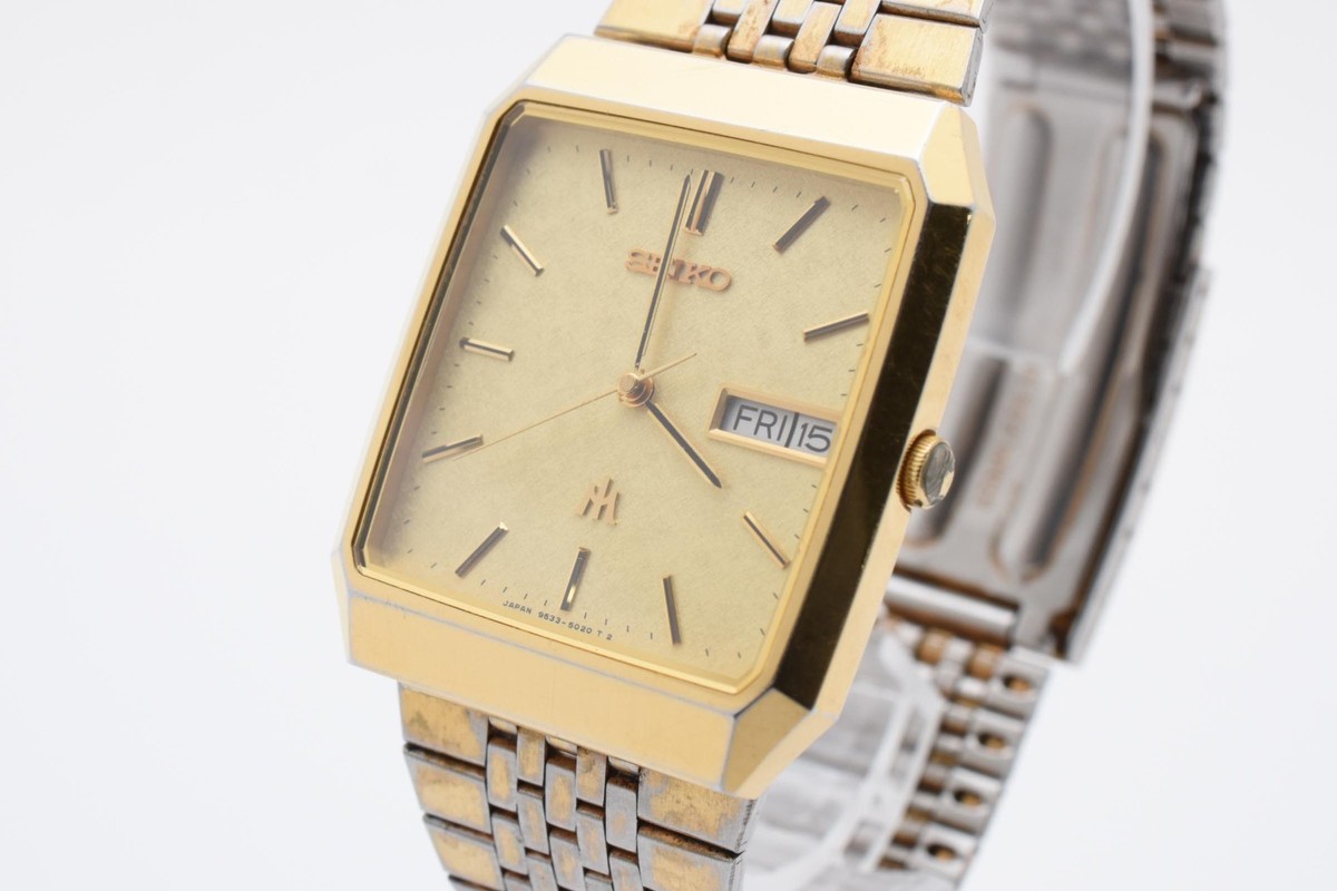 SEIKO MAJESTA マジェスタ 年差クォーツ 9533 ゴールド 腕時計 セイコー マジェスタ 9533-7000 薄型クオーツ ゴールド MAJESTA