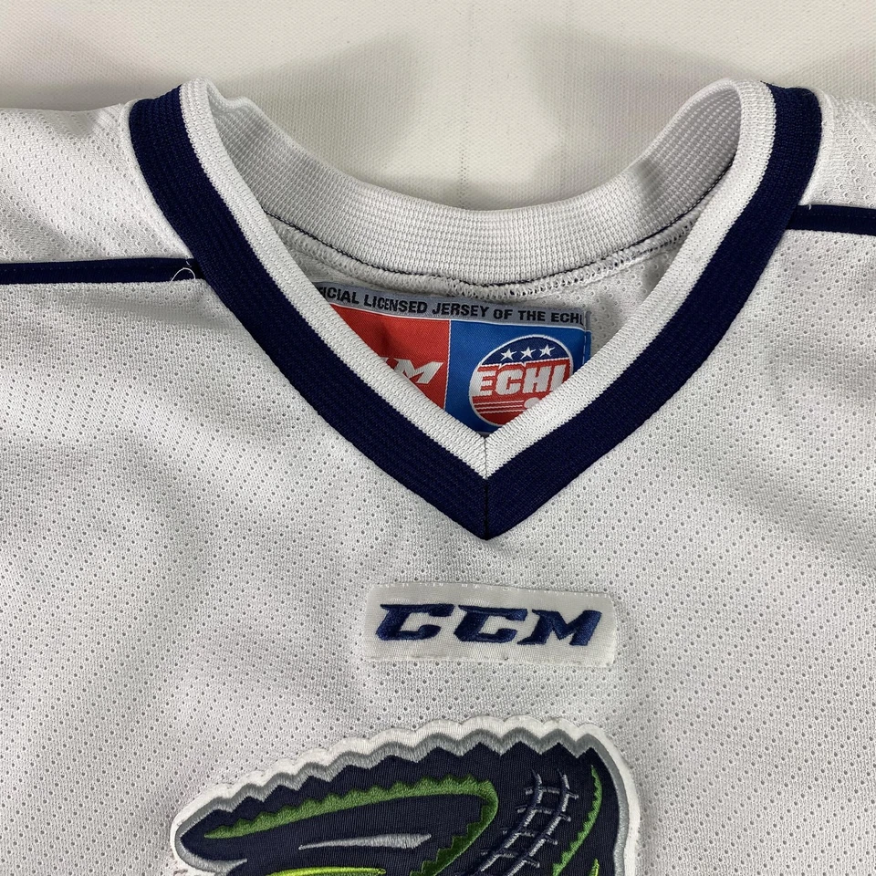 Camiseta de hockey Florida Everblades para hombre pequeña ECHL CCM RARA Foto 3 de 4