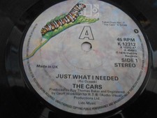 The Cars - "Just What I Needed / I'm In Touch With Your World" ELEKTRA 7" Single