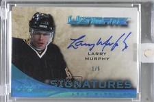 2016-17 Leaf Ultimate Signatures Blue Spectrum 1/5 Larry Murphy Auto HOF 8ec