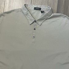 Theory Polo Shirt Men's XXL Gray Golf Outdoor Lightweight Casual Short Sleeve