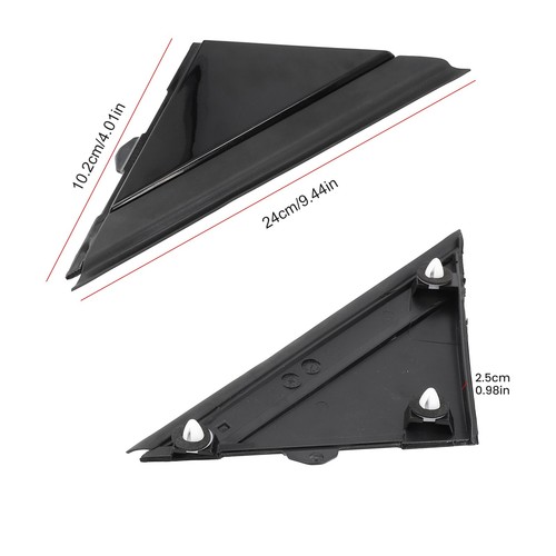 Add a Sleek Look to Your For FIAT 500 with Glossy Black Mirror Flag Covers - Picture 4 of 12