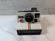 Vintage Polaroid OneStep Land Camera Rainbow Stripe SX-70 Instant Film Camera