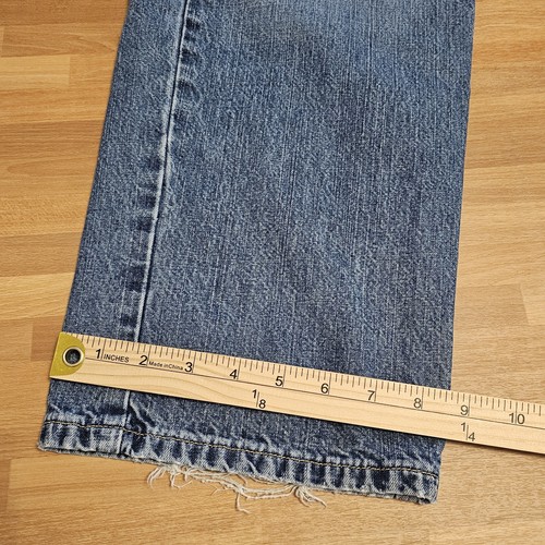 VTG Ralph Lauren Polo Jeans 34x30 Blue Denim Easy Fit Med Wash Loose 90s - Picture 11 of 12