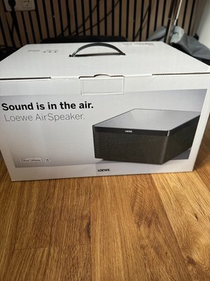 Loewe AirSpeaker Bassreflex 80 Watt, AirPlay Schwarz *Sehr gut*