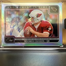 2024 Panini One Boomer Esiason Auto One Moment In Time /99 Arizona On Card Auto