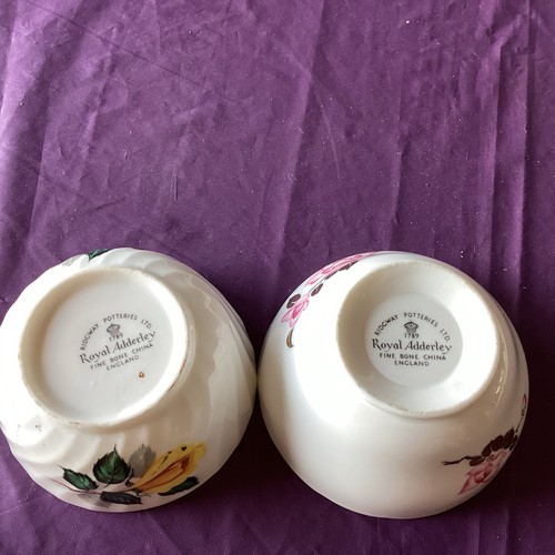 2 Royal Adderley Bone China vassoio bigiotteria piccola ciotola - Foto 4 di 4